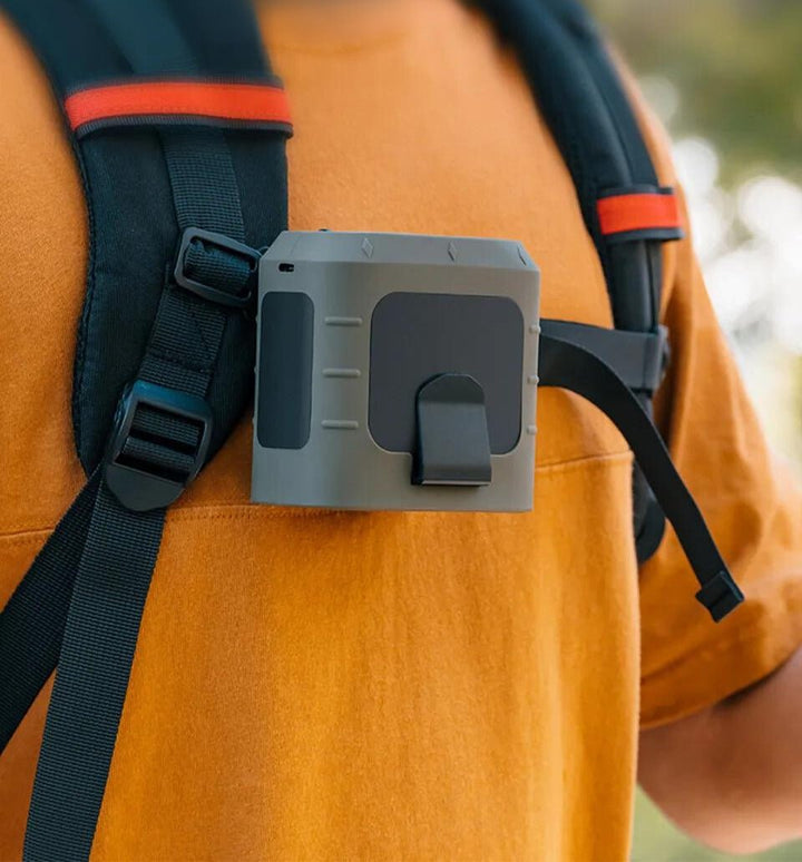 Portable Waist Fan | USB Rechargeable & LED Light | Camping & Hiking