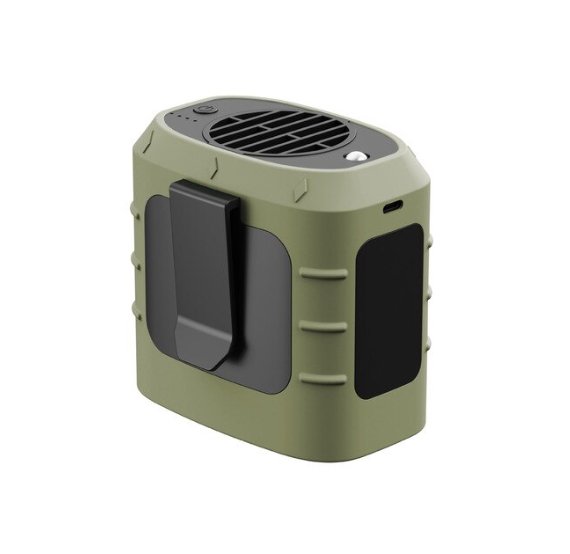 Portable Waist Fan | USB Rechargeable & LED Light | Camping & Hiking