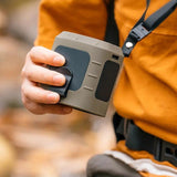Portable Waist Fan | USB Rechargeable & LED Light | Camping & Hiking