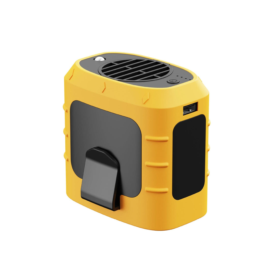 Portable Waist Fan | USB Rechargeable & LED Light | Camping & Hiking