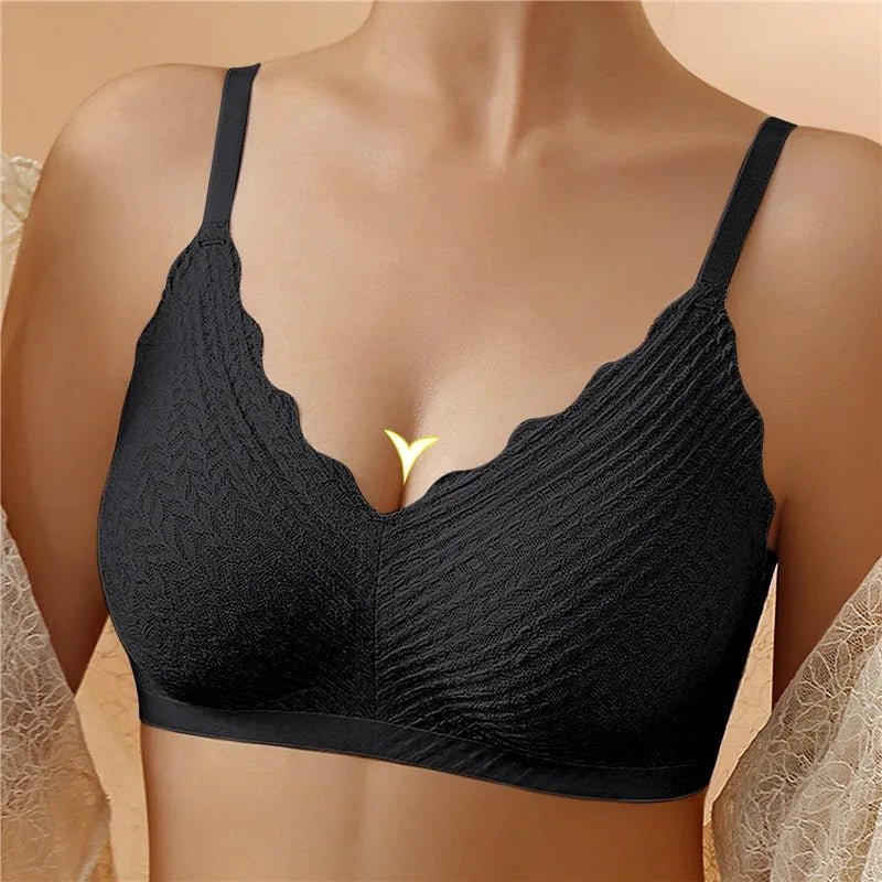 Women's Scalloped Edge Wireless Comfort Bra
