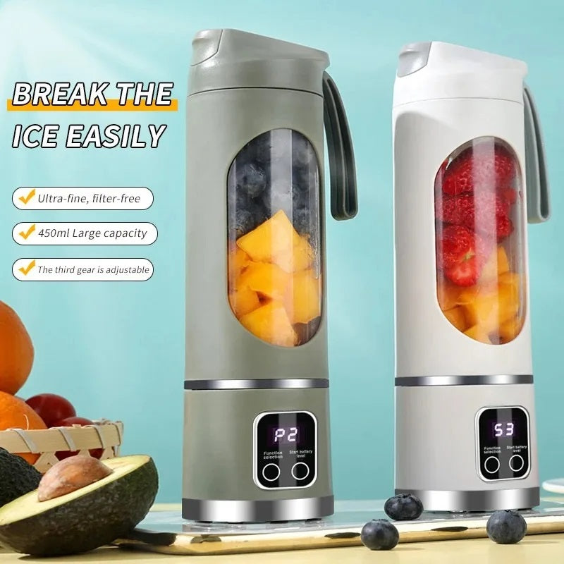 Portable Blender │450ml  USB Rechargeable │ Kitchen & Travel