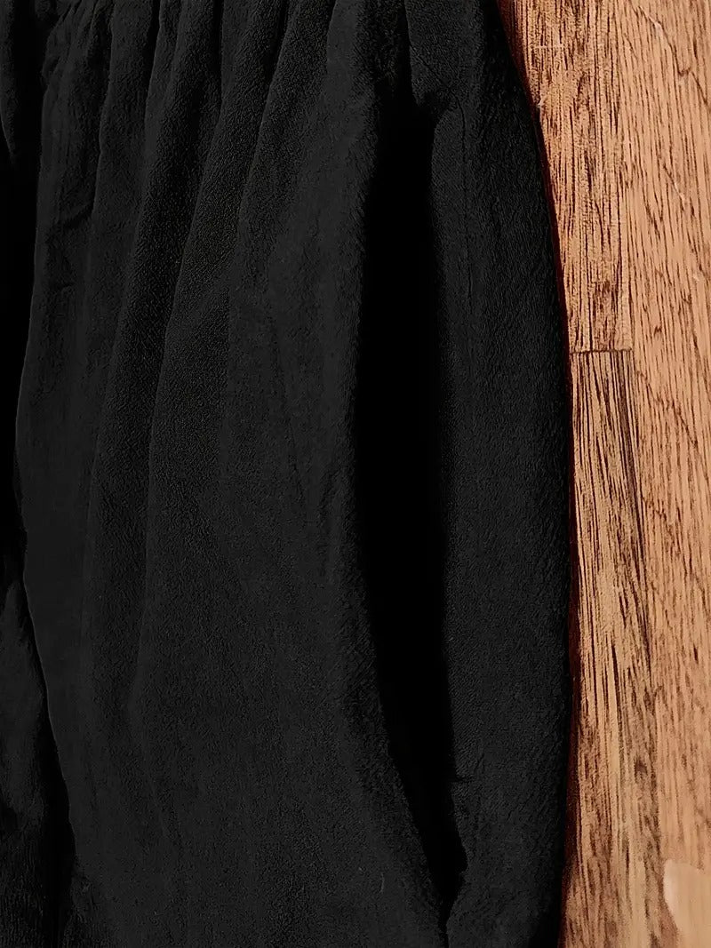 Women's Crewneck Short Sleeve Maxi Dress