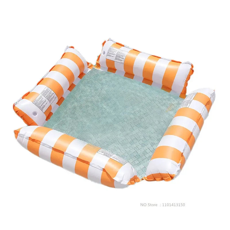 Inflatable Water Hammock | Cooling Mesh Seat | Pool & Lake Lounge