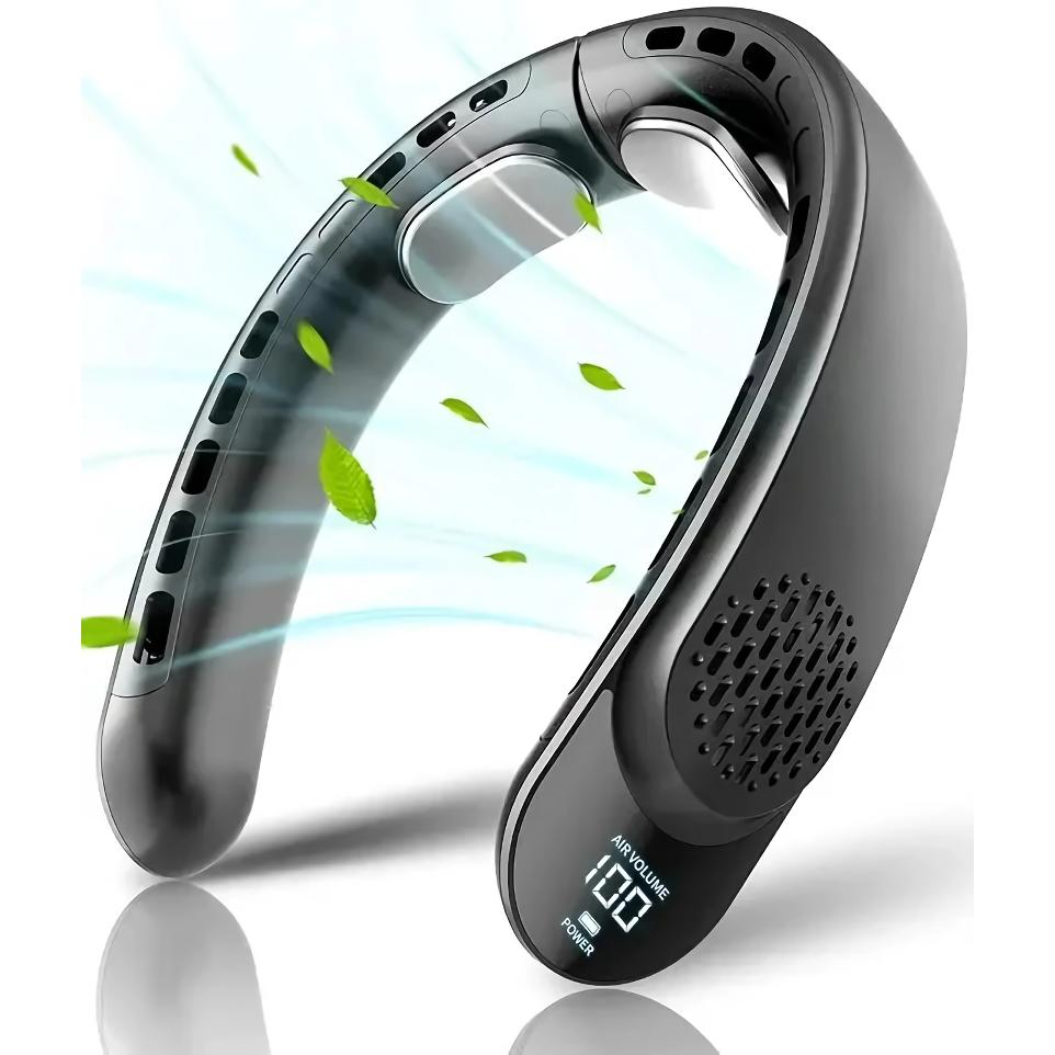 Portable Neck Fan | 360° Turbo Airflow | Outdoor, Work, Fitness