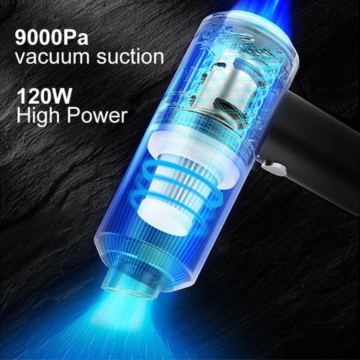 Cordless Handheld Vacuum │ 9000Pa Suction │ Car & Home