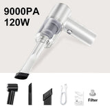 Cordless Handheld Vacuum │ 9000Pa Suction │ Car & Home