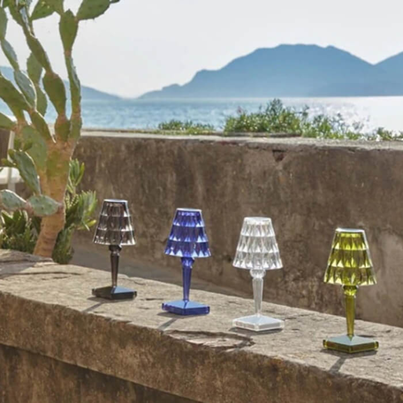 Crystal Cordless LED Table Lamp