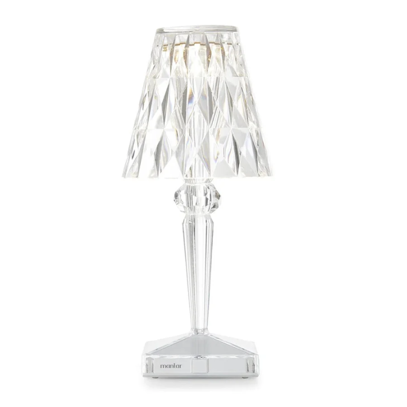 Crystal Cordless LED Table Lamp