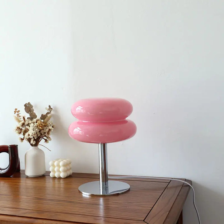 Retro Mushroom Glass Table Lamp