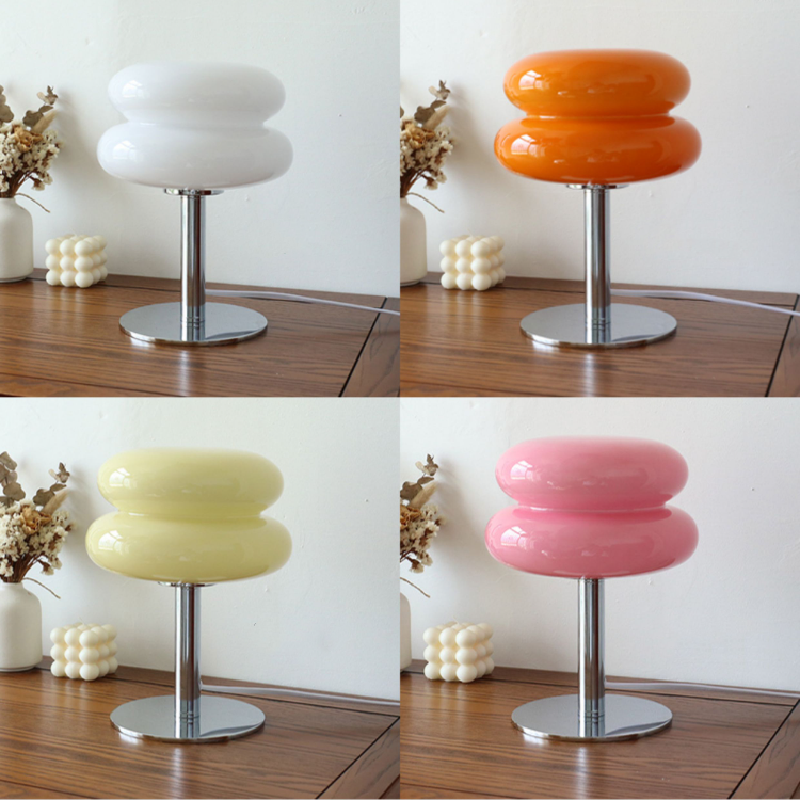 Retro Mushroom Glass Table Lamp