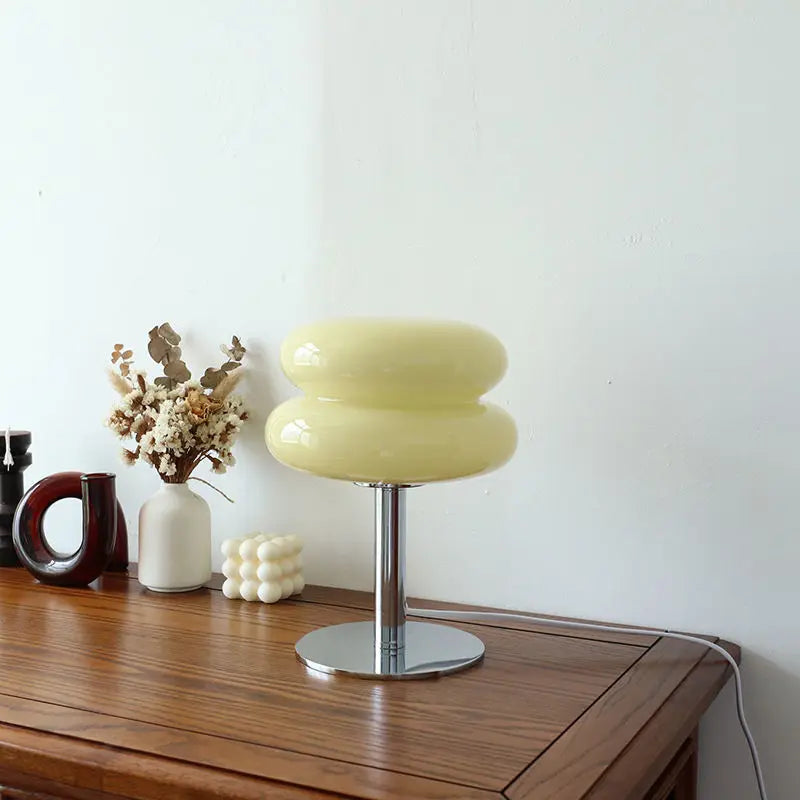 Retro Mushroom Glass Table Lamp