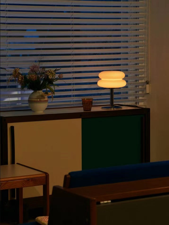 Retro Mushroom Glass Table Lamp