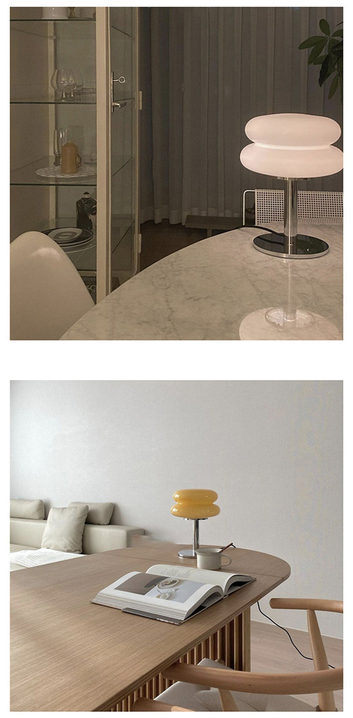 Retro Mushroom Glass Table Lamp