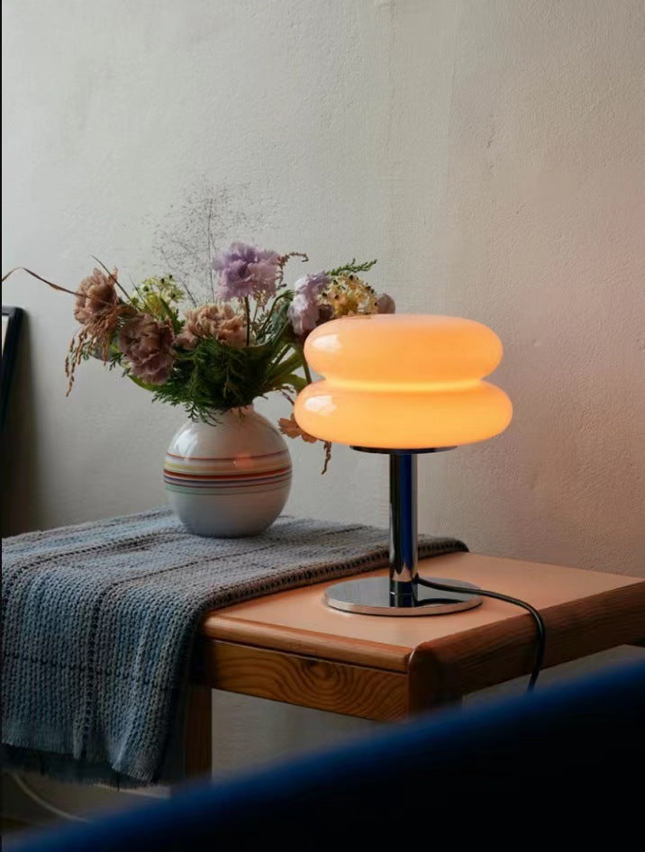 Retro Mushroom Glass Table Lamp