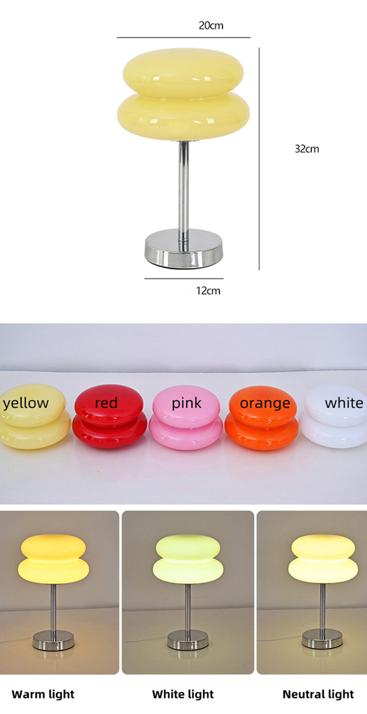 Retro Mushroom Glass Table Lamp