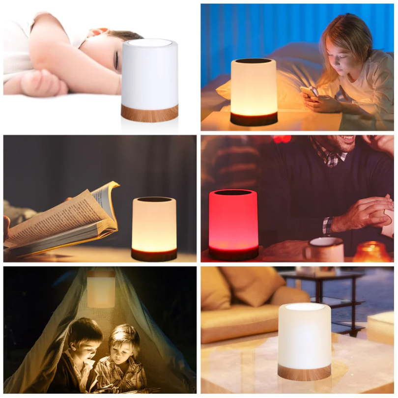 Touch-Control Color-Changing Lamp