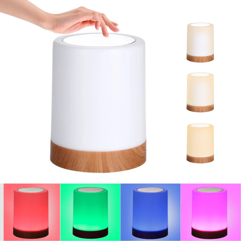 Touch-Control Color-Changing Lamp