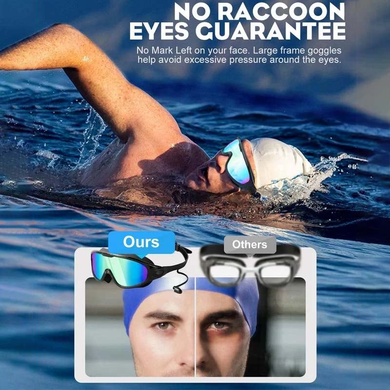 Anti-Fog Swim Goggles | No-Leaking Comfortable Fit | Lap Swimming