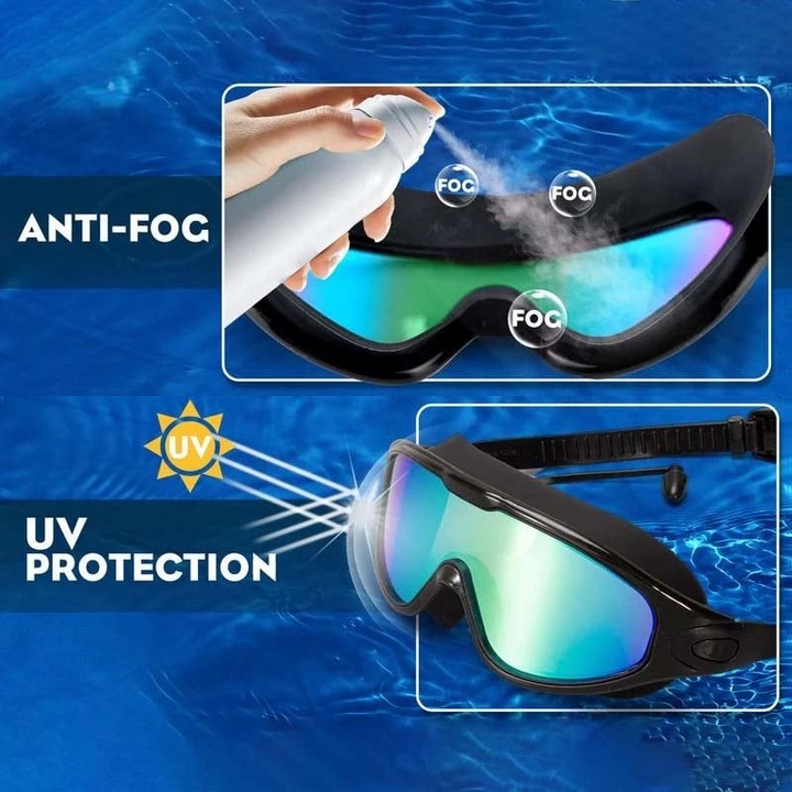 Anti-Fog Swim Goggles | No-Leaking Comfortable Fit | Lap Swimming