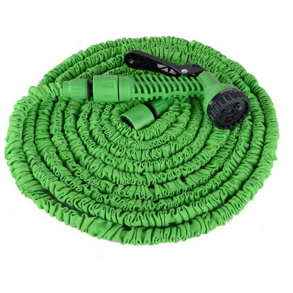 Expandable Garden Hose with High-Pressure Spray Nozzle