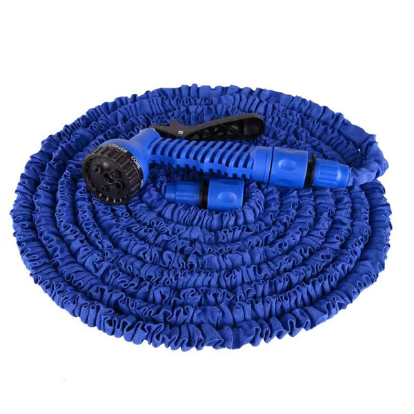 Expandable Garden Hose with High-Pressure Spray Nozzle