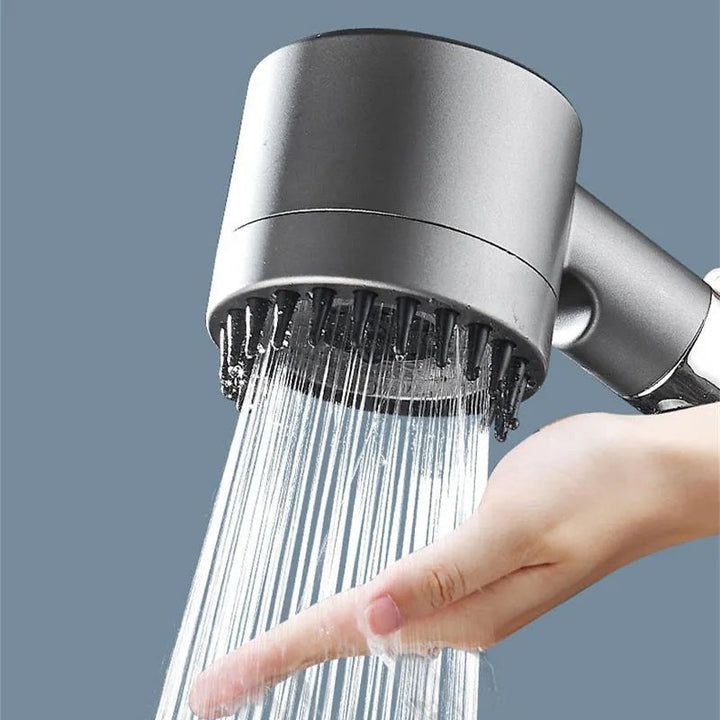 Filtered Shower Head │ 3-Mode High Pressure │ Relaxing Bath │ Black