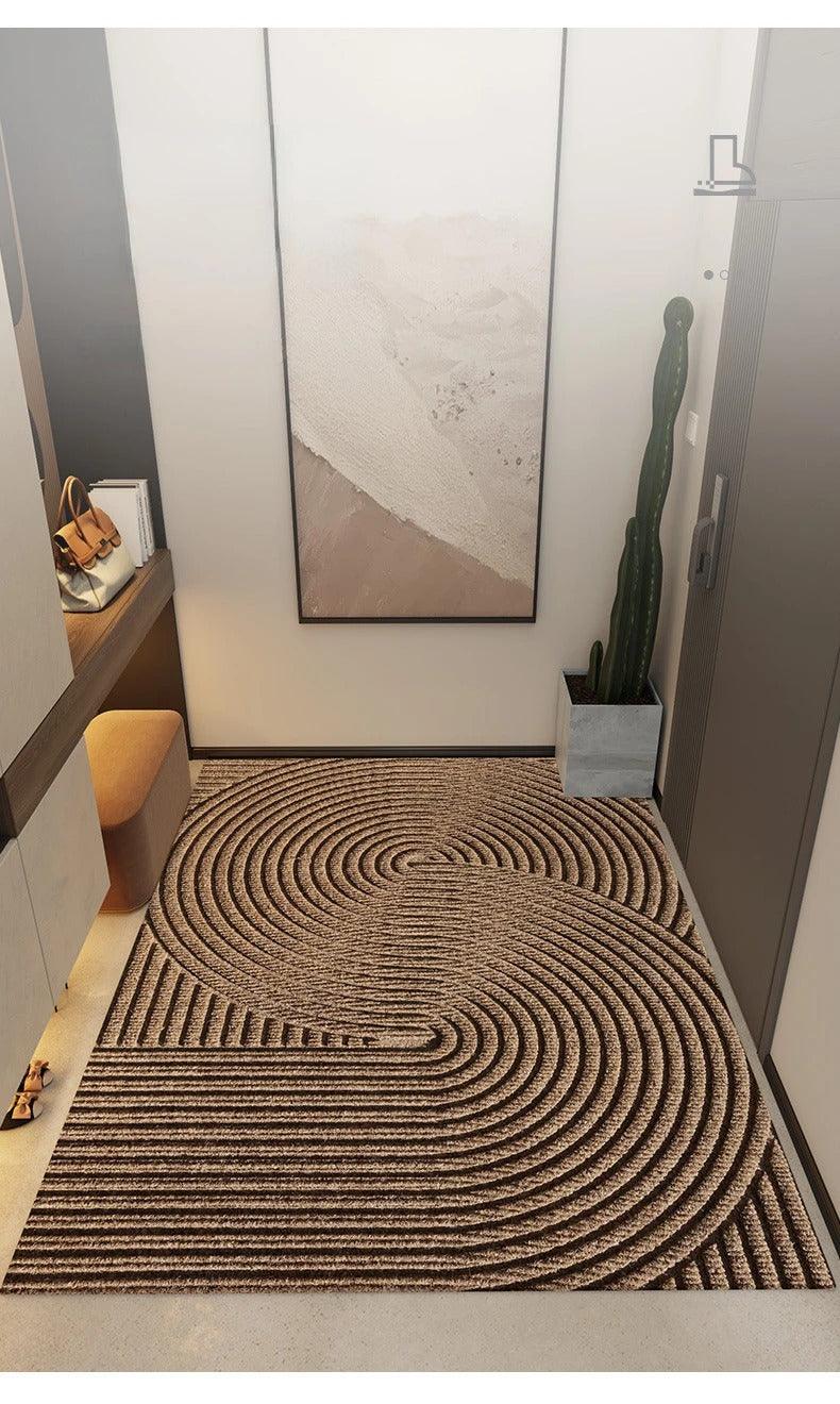 Geometric Doormat │ Non-Slip Backing Traps Dirt │ Entryway