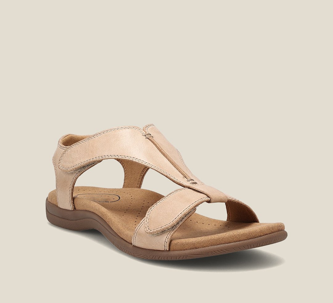 Covernorth Women’s Leather Strappy Comfort Sandals