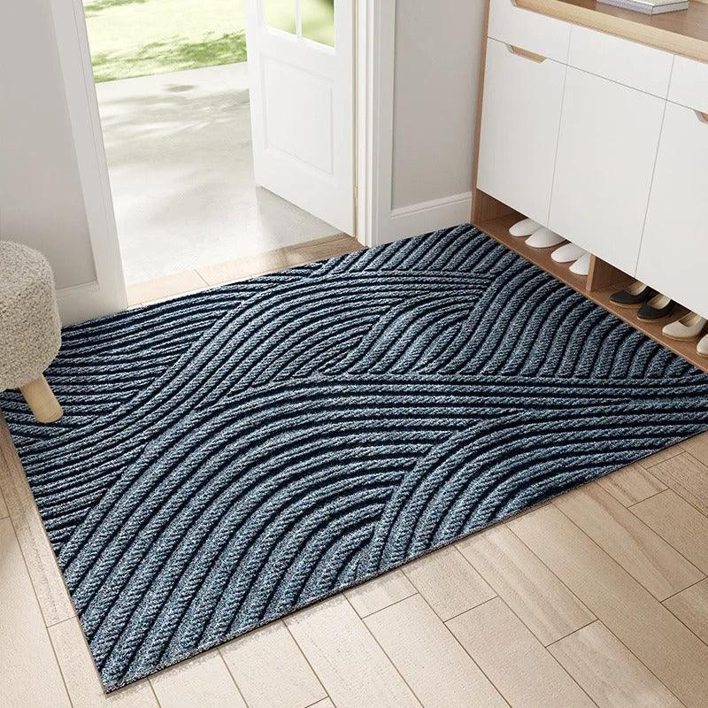 Geometric Doormat │ Non-Slip Backing Traps Dirt │ Entryway