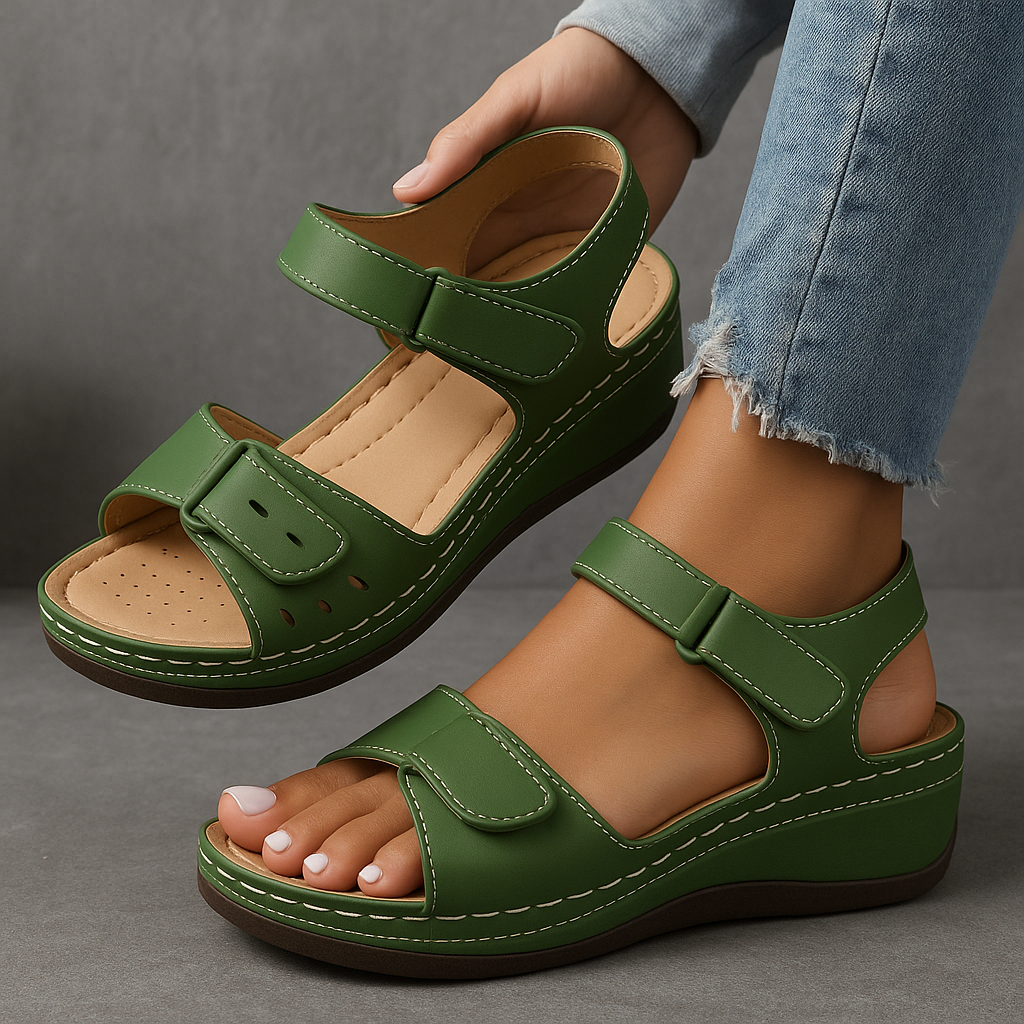 Women’s Open Toe Wedge Sandals