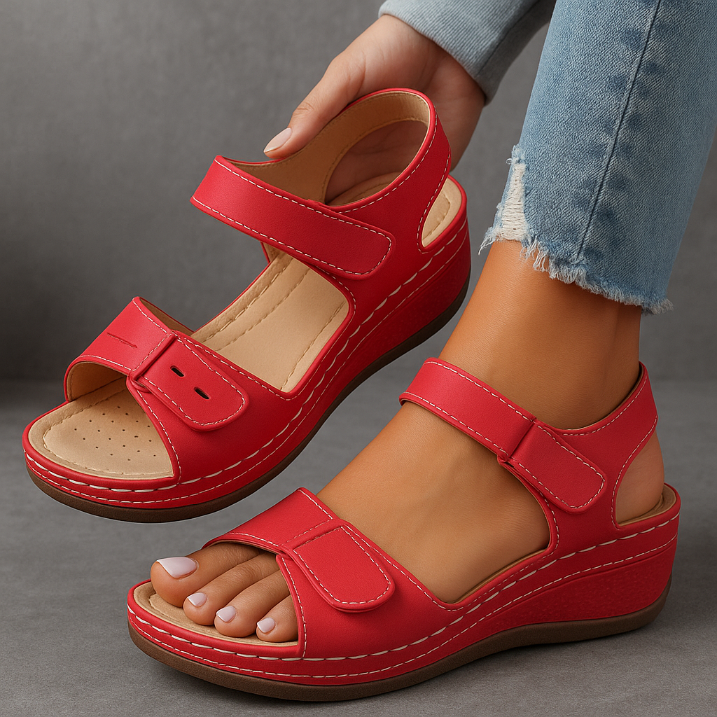 Women’s Open Toe Wedge Sandals
