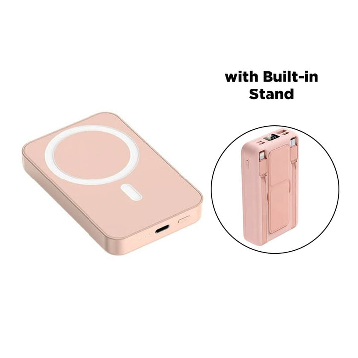 MagSafe Wireless Power Bank | Stand Charger | Travel & Desk