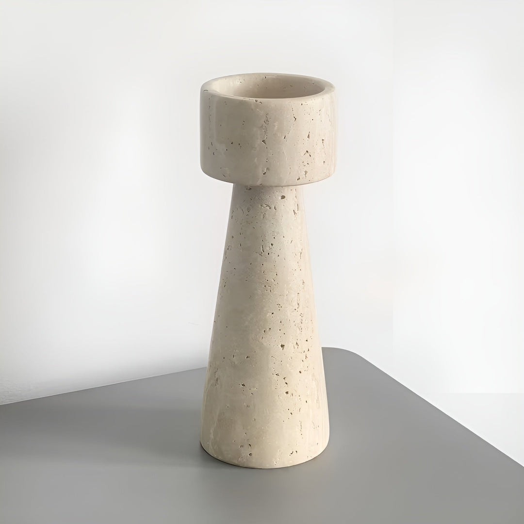 Concrete Candle Holder | Minimalist Modern Decor | Living Room | Beige