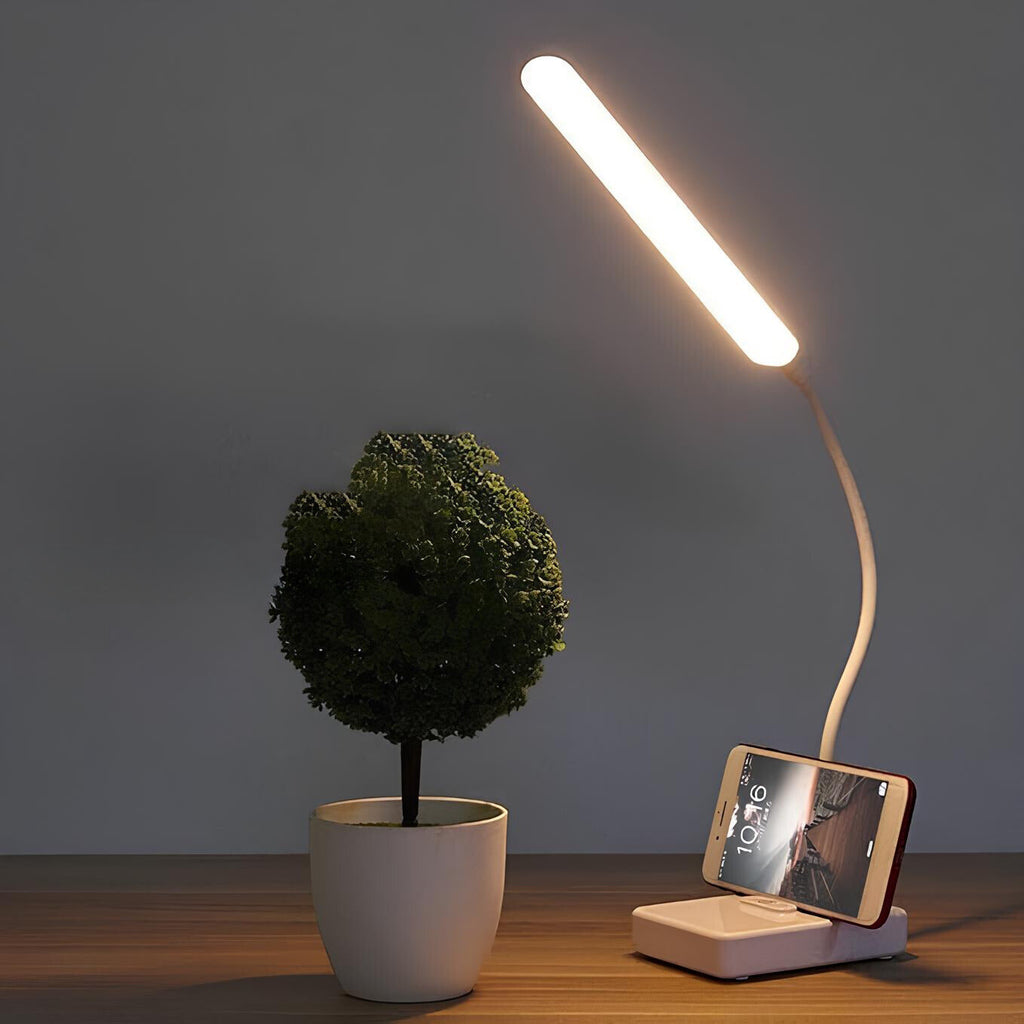 Flexible LED Desk Lamp Phone Stand