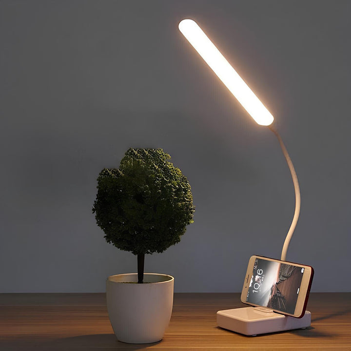 Flexible LED Desk Lamp Phone Stand
