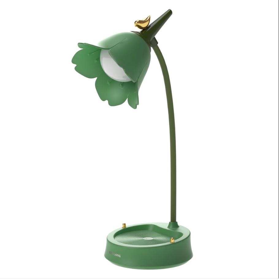 Floral Silhouette Desk Lamp