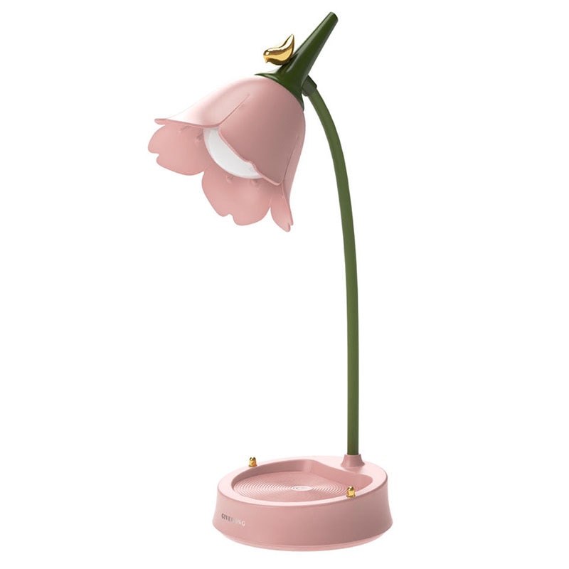Floral Silhouette Desk Lamp