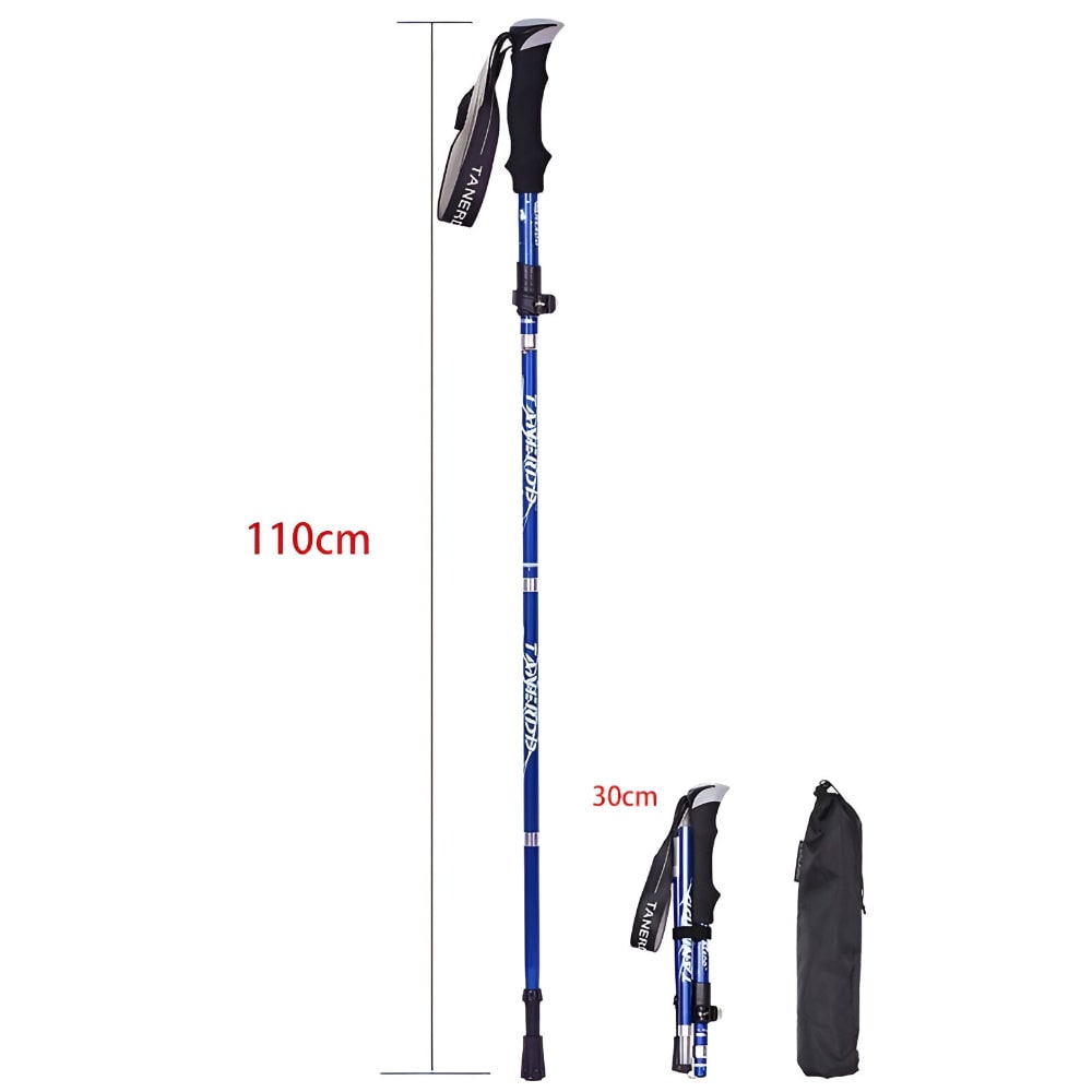 Folding Trekking Pole | Collapsible Joint Support | Outdoor Hiking