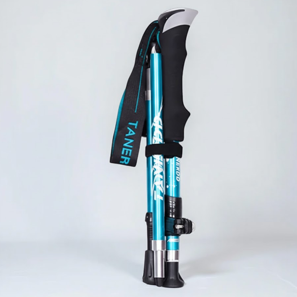 Folding Trekking Pole | Collapsible Joint Support | Outdoor Hiking