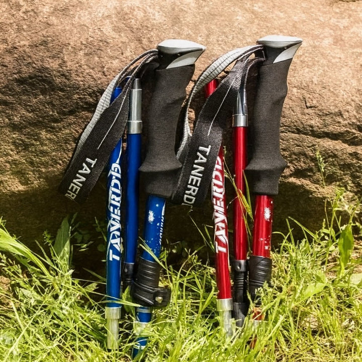 Folding Trekking Pole | Collapsible Joint Support | Outdoor Hiking