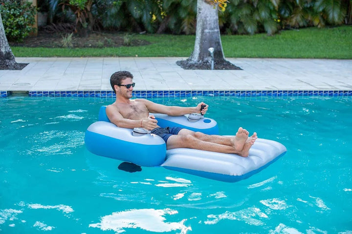 Motorized Inflatable Pool Lounger Premium Remote Control Water Float
