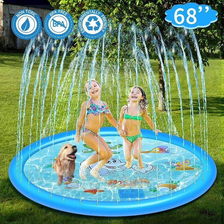 Splash Pad | Sprinkler & Pool Play | Yard, Lawn & Park | Blue