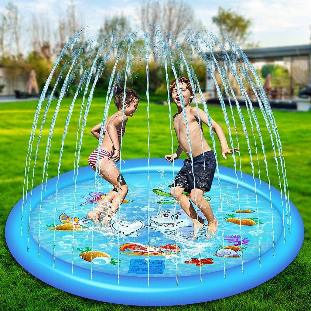 Splash Pad | Sprinkler & Pool Play | Yard, Lawn & Park | Blue