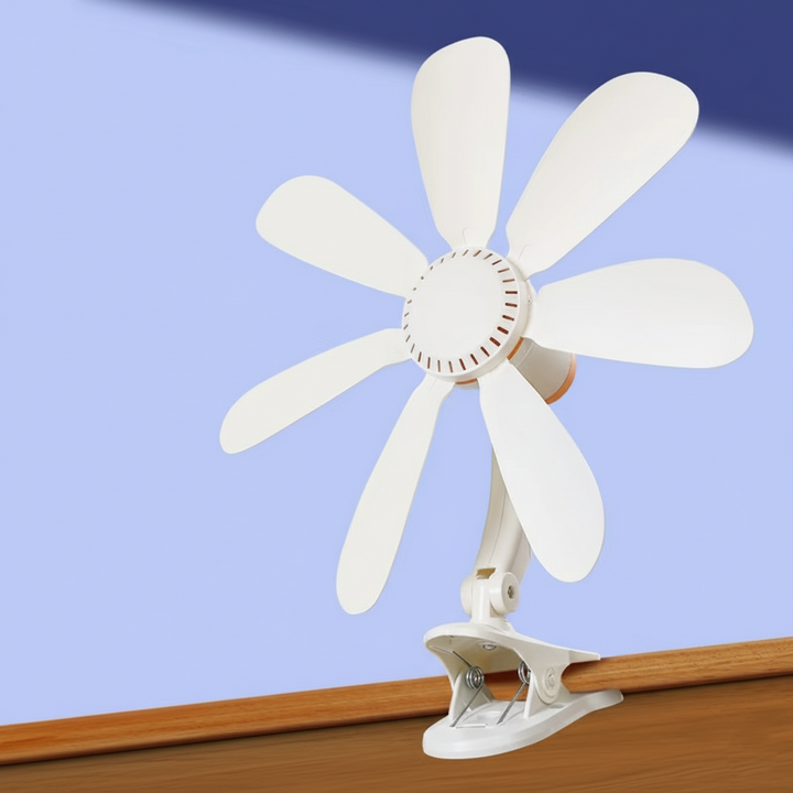 Portable Quiet Clip On Desk Fan Ultra Silent Bedside Table Fan