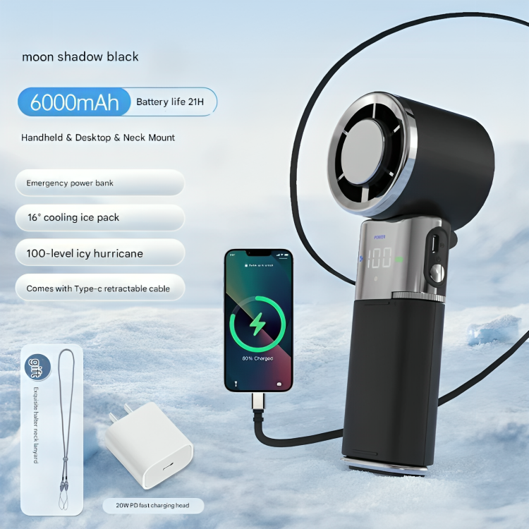 Handheld Cooling Fan | Semiconductor Cooling | Desk & Outdoor