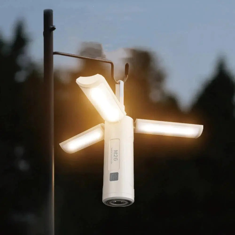 Foldable LED Camping Lights | Rechargeable, Bright | Tent, Patio, Desk