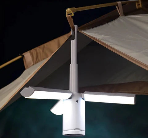 Foldable LED Camping Lights | Rechargeable, Bright | Tent, Patio, Desk