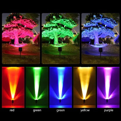 Dual-Beam Landscape Spotlight Outdoor Garden Accent Light