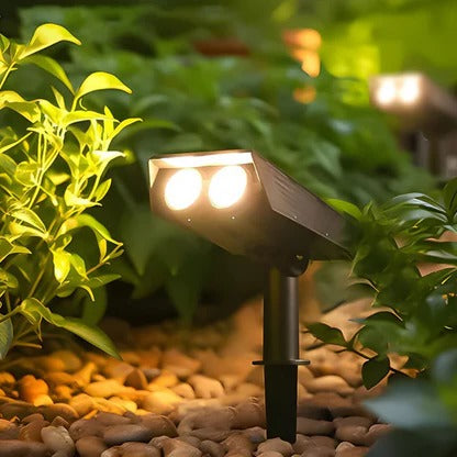 Dual-Beam Landscape Spotlight Outdoor Garden Accent Light
